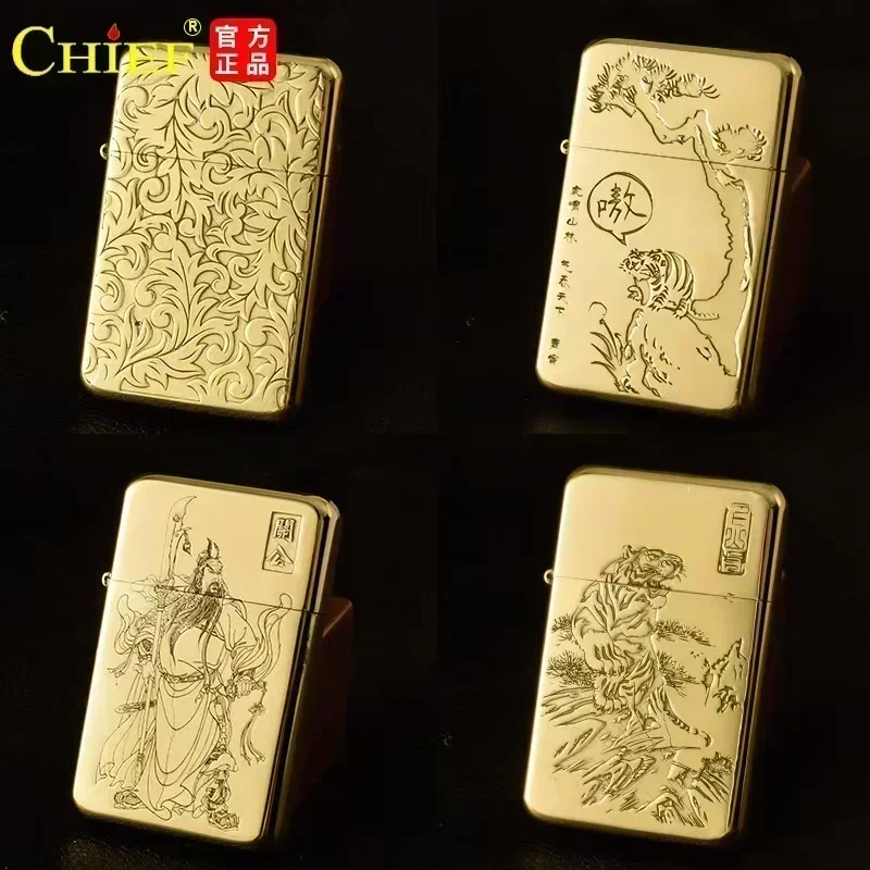 Lighter Insert Zippo - CHIEF wykwintna mosiężna zapalniczka na naftę