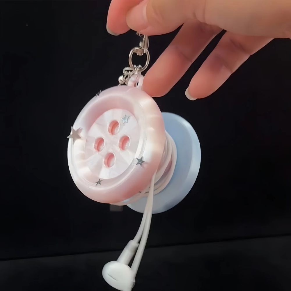 Cable Winder Keychain - Retro Y2K Bardzo Duży Organizer na