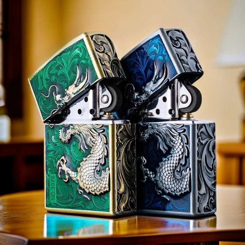 Lighter Insert Zippo - Nowy, wykwintny zapalniczka ZORRO z wytłaczanym