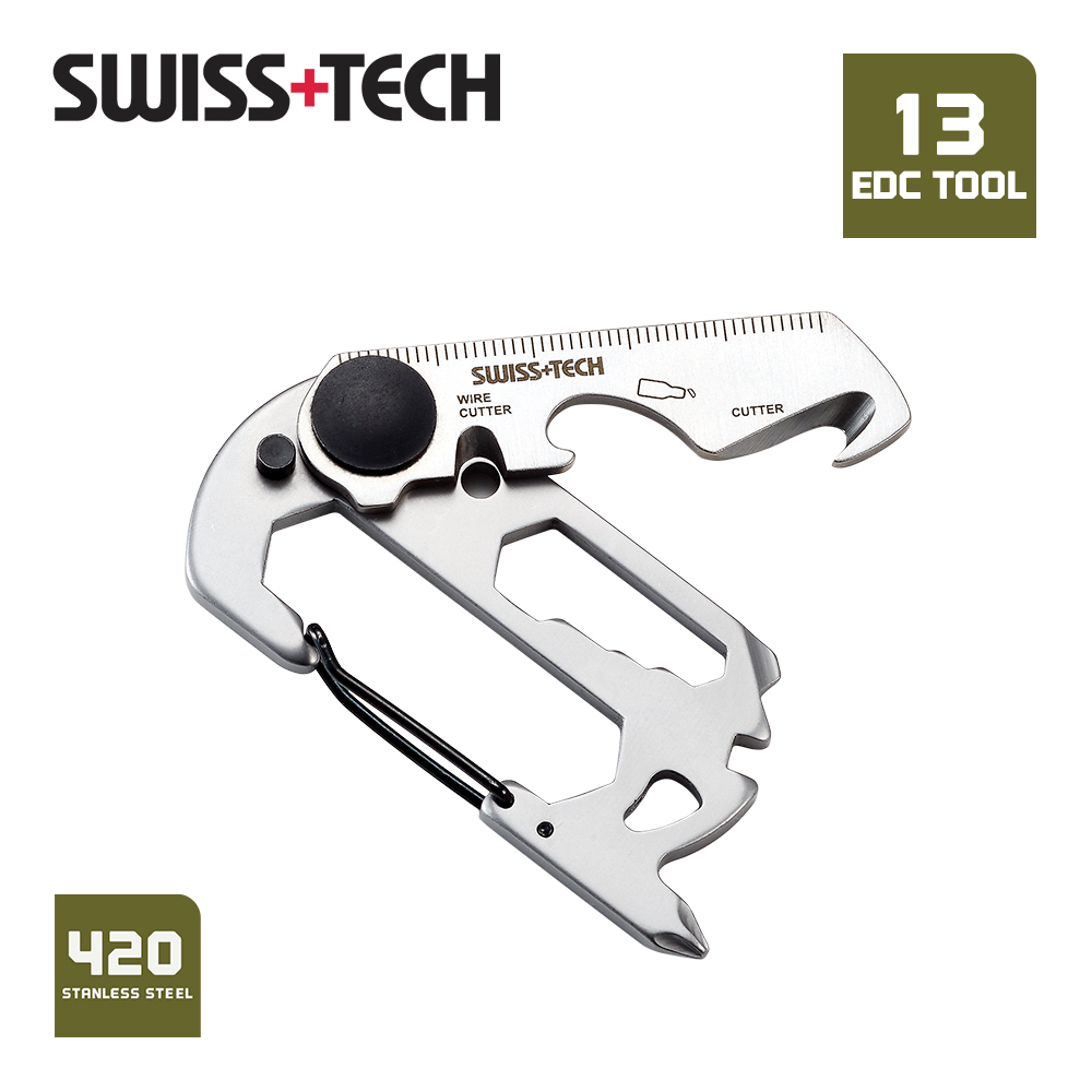 Edc Carry Knife - SWISS TECH 13 w 1 Mini
