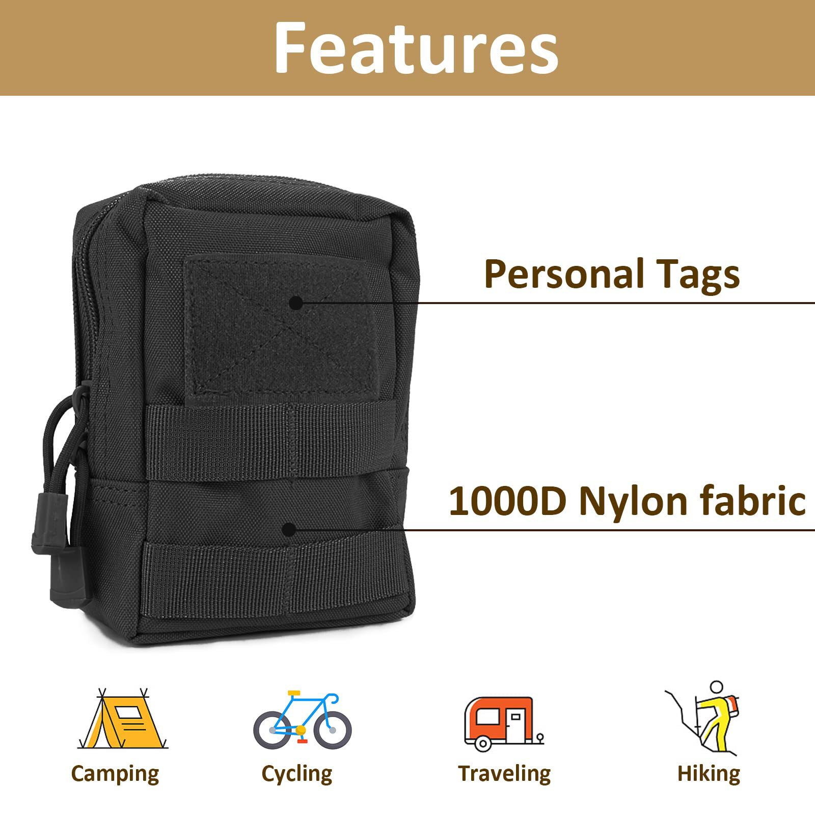 Taktyczna torba medyczna Molle – Edc Carry Accessories recenzja i cena
