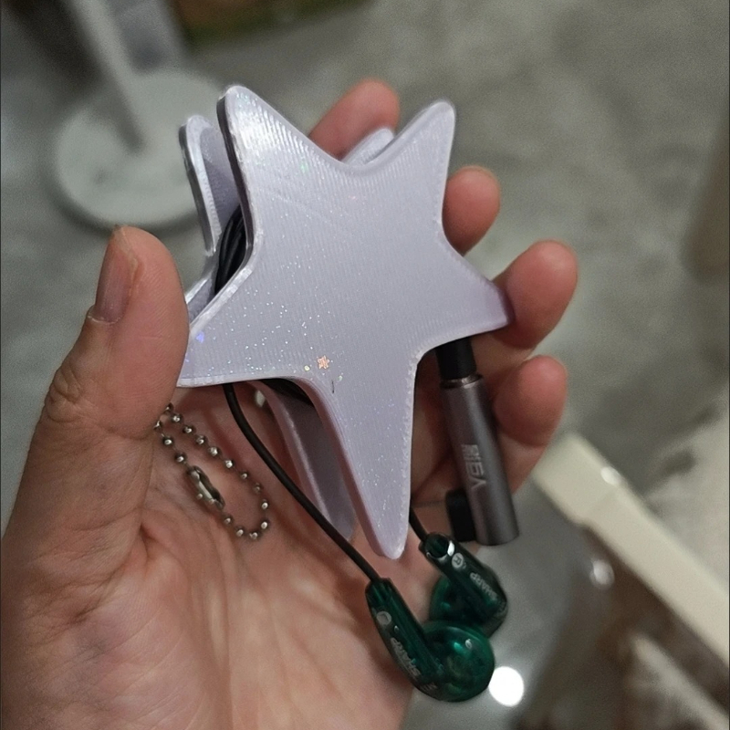 3D Gwiazdka do nawijania kabli – Cable Winder Keychain recenzja i cena