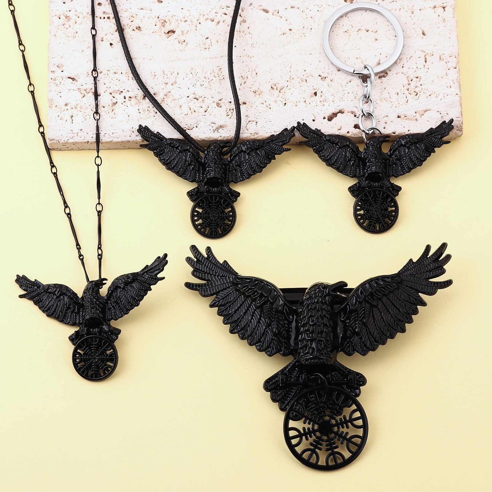 Naszyjnik Vintage Wiking Czarn – Compass Keychain Mini recenzja i cena
