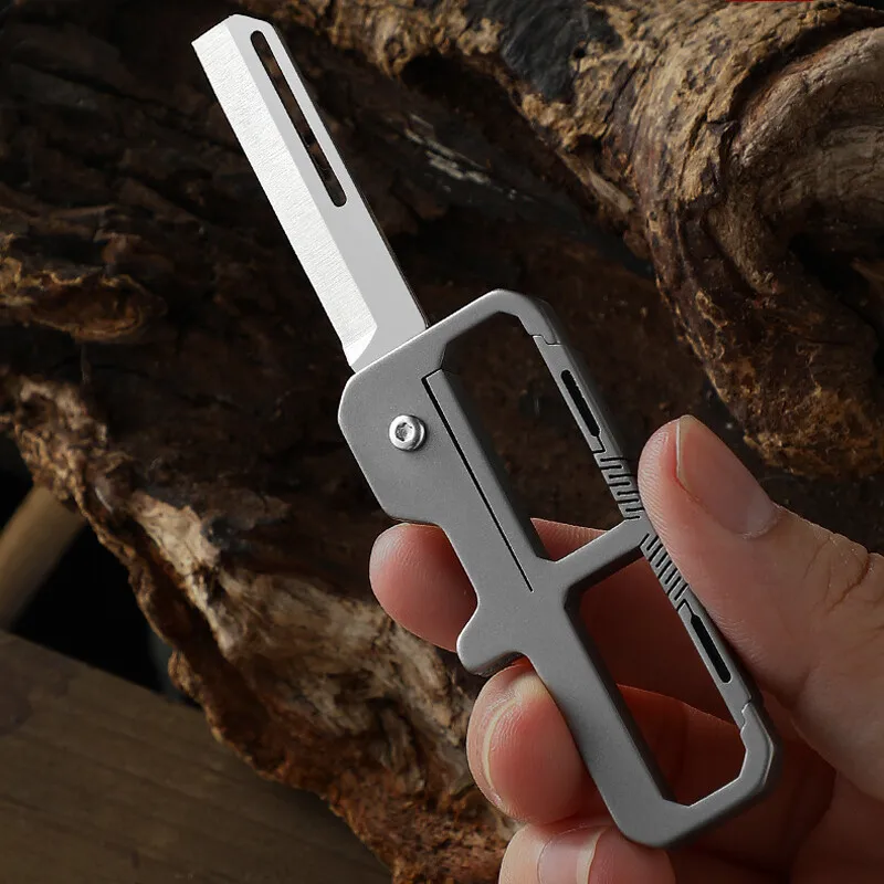 FEGVE Tytanowy składany nóż ki – Edc Carry Knife recenzja i cena