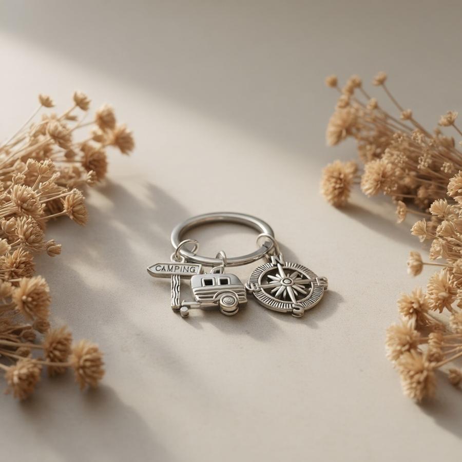 1/5/10/20/50/100 szt. breloczk – Compass Keychain Mini recenzja i cena