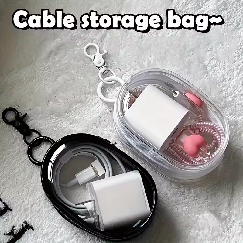 Przenośna mini przezroczysta t – Cable Winder Keychain recenzja i cena