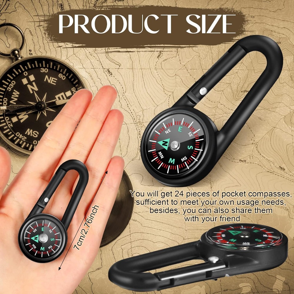 6-50 szt. Mini Kompas Magnetyc – Compass Keychain Mini recenzja i cena