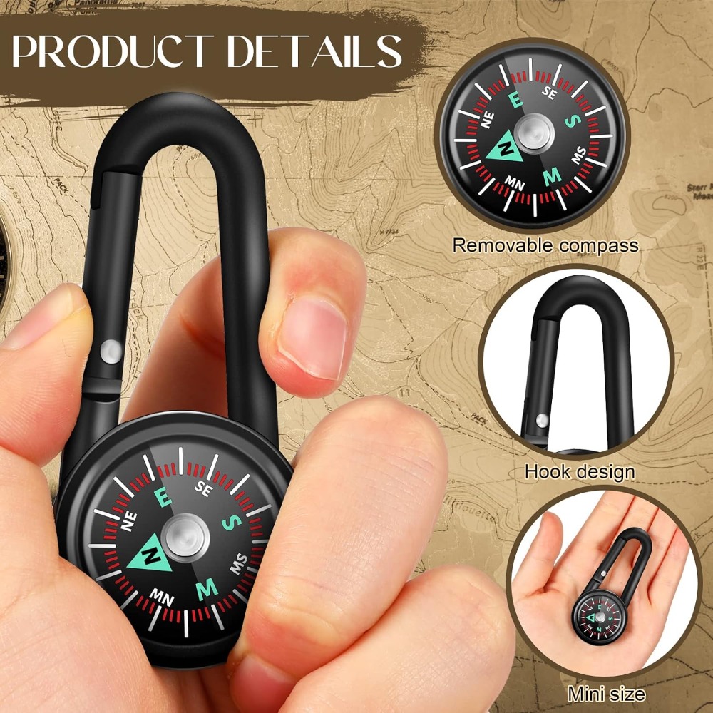 6-50 szt. Mini Kompas Magnetyc – Compass Keychain Mini recenzja i cena
