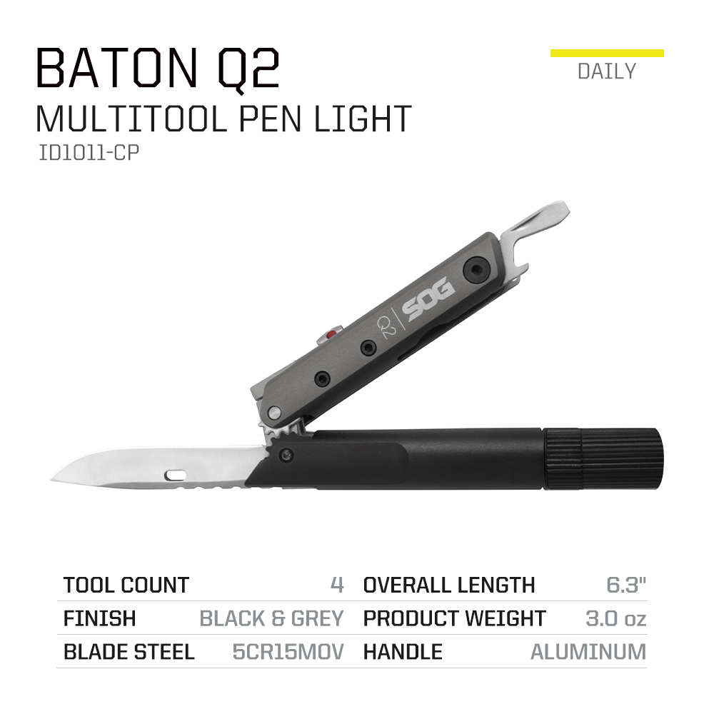 SOG BATON Q2 4 w 1 długopis wi – Edc Carry Knife recenzja i cena