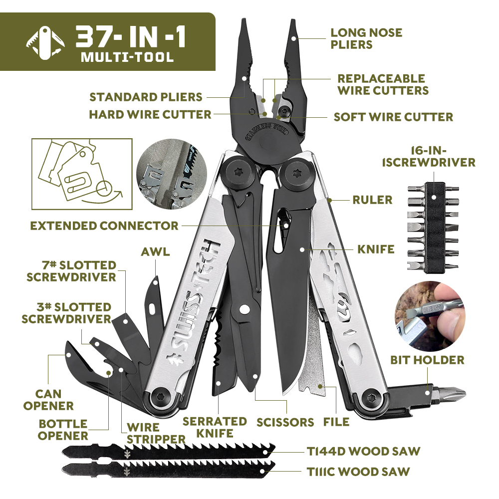 SWISS TECH Wielofunkcyjne skła – Edc Carry Knife recenzja i cena