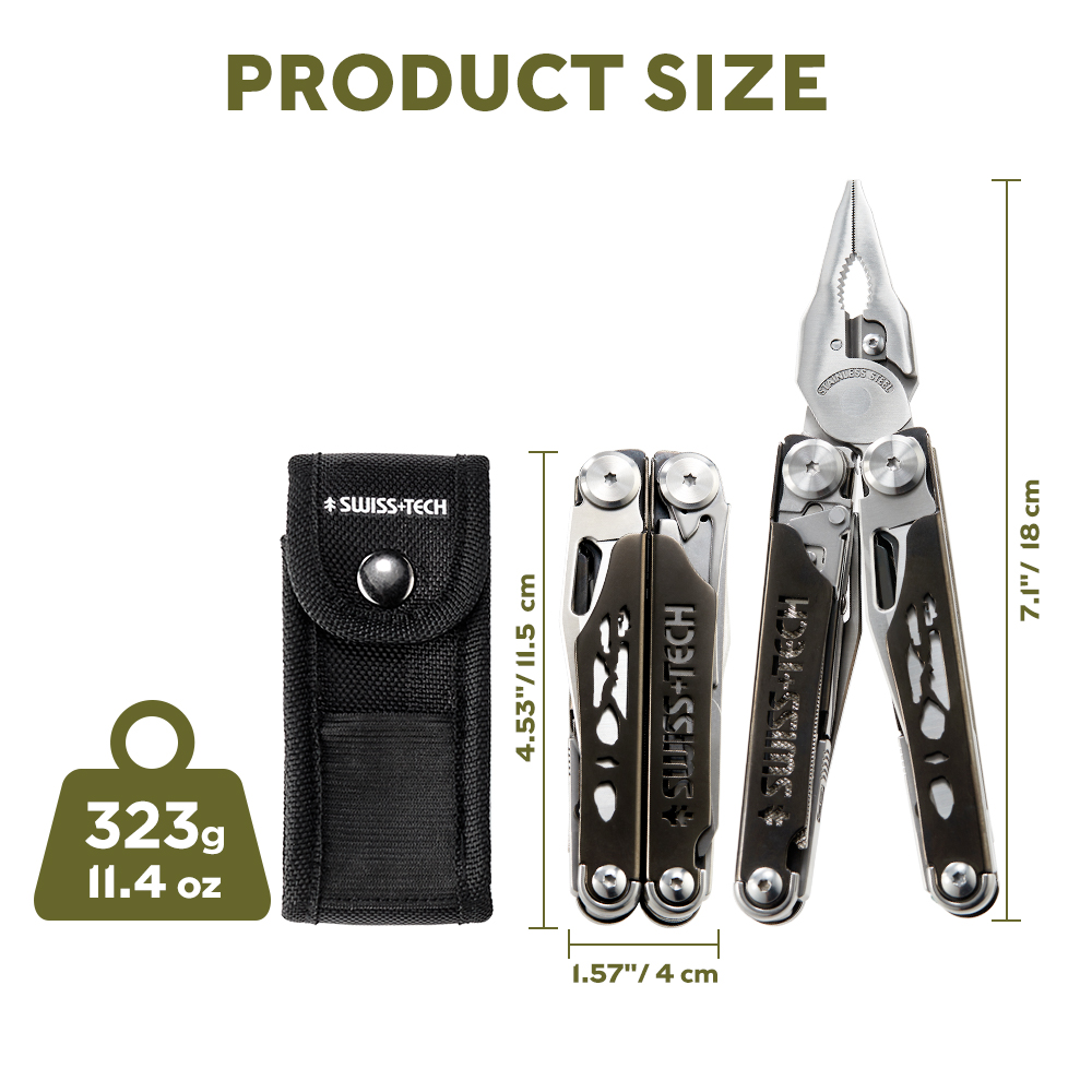 SWISS TECH Wielofunkcyjne skła – Edc Carry Knife recenzja i cena