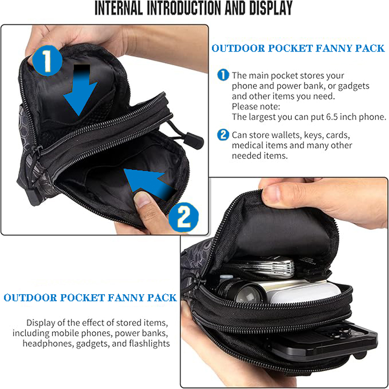 Uniwersalna taktyczna torba bi – Edc Carry Fanny Pack recenzja i cena